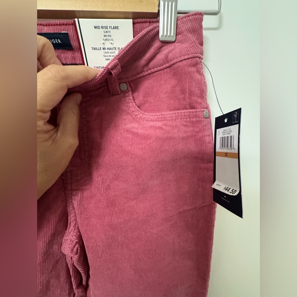 Tommy Hilfiger Girls Mid Rise Flare Jeans - Picture 2 of 3